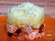Parmentier saumon et chorizo