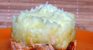 Parmentier saumon et chorizo