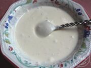 Sauce salade ou dip crème et oignon