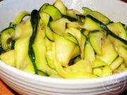 Courgettes marinées