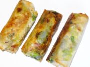 Croustillants de salade et limande