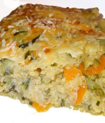 Gratin quinoa courgettes carottes