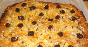 Pizza saumon merguez