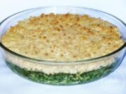 Crumble d’épinards aux amandes