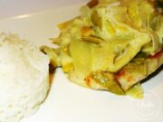 Escalopes à la crème de poireau