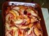 Gratin de brugnons à la cannelle