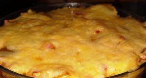 Gratin de pommes de terre au jambon et Armagnac