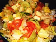 Salade à la mozzarella