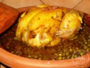 Tajine poulet et petits pois
