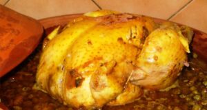 Tajine poulet et petits pois