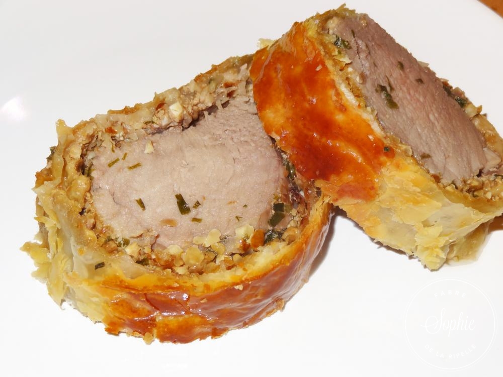 Filet Mignon De Porc De Plein Air En Croute Aux Noix Et Echalotes