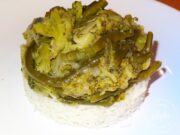 Légumes verts braisés à l’huile d’olive