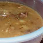 Soupe ancienne à l&rsquo;agneau et lingots