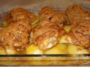 Poulet grillé à la pâte d’arachide et pommes de terre au four