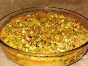 Flan de brocolis aux pistaches