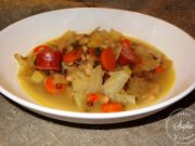 Soupe paysanne aux diots de Savoie