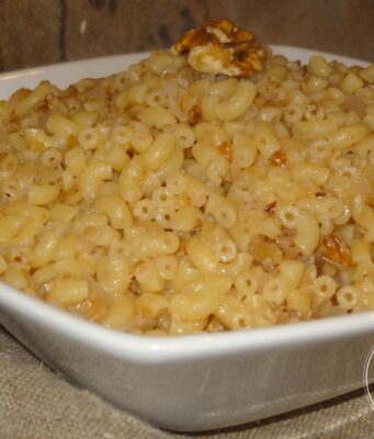 Coquillettes aux noix