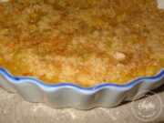 Crumble pêches – gingembre