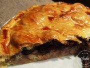 Tourte de boudin noir aux marrons