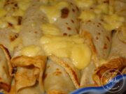 Crêpes gratinées aux champignons