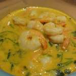 Soupe thaï de crevettes au lait de coco