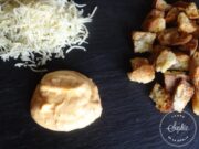 Rouille, croûtons et fromage (soupe de poissons)