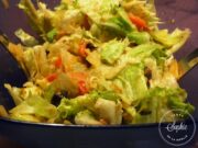 Salade sauce tomate aux olives
