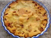 Clafoutis aux pommes caramélisées au jus de citron vert