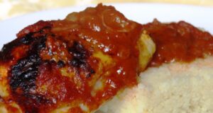 Poulet grillé à la pâte de curry
