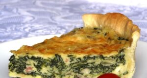 Quiche d’épinards au bruccio
