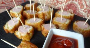Beignets de knacks au maïs (streetfood USA)