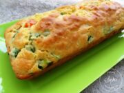 Cake aux tomate, poivron, oignon