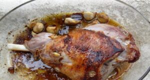 Gigot d’agneau de lait au four