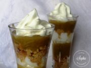 Trifle à la rhubarbe (dessert express)