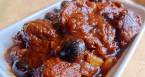 Boeuf confit aux olives