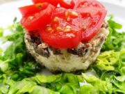Pâté d’aubergines à la ricotta et au chèvre
