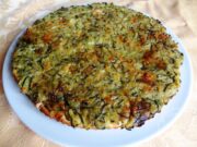 Tarte aux courgettes confites