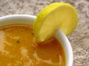 Velouté de lentilles corail épicé au citron