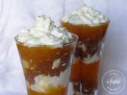 Trifle à l’abricot, chocolat blanc et spéculoos