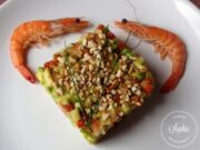 Salade raffinée avocat crevettes