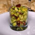 Verrines poire avocat
