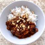 Aubergines au saté