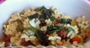 Riz sauté à l’asiatique (salé-sucré)