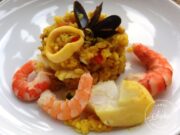 Paella aux fruits de mer