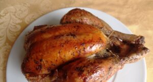 Poulet rôti au thym