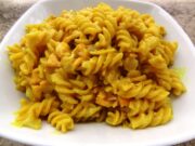 Pâtes expresses au saumon et curry