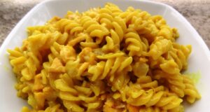 Pâtes expresses au saumon et curry