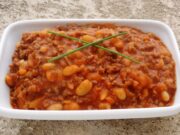 Ragoût de viande hachée aux haricots blancs