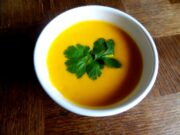 Velouté de carottes au lait de coco
