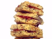 Sablés aux graines de lin et pavot fourrés au caramel